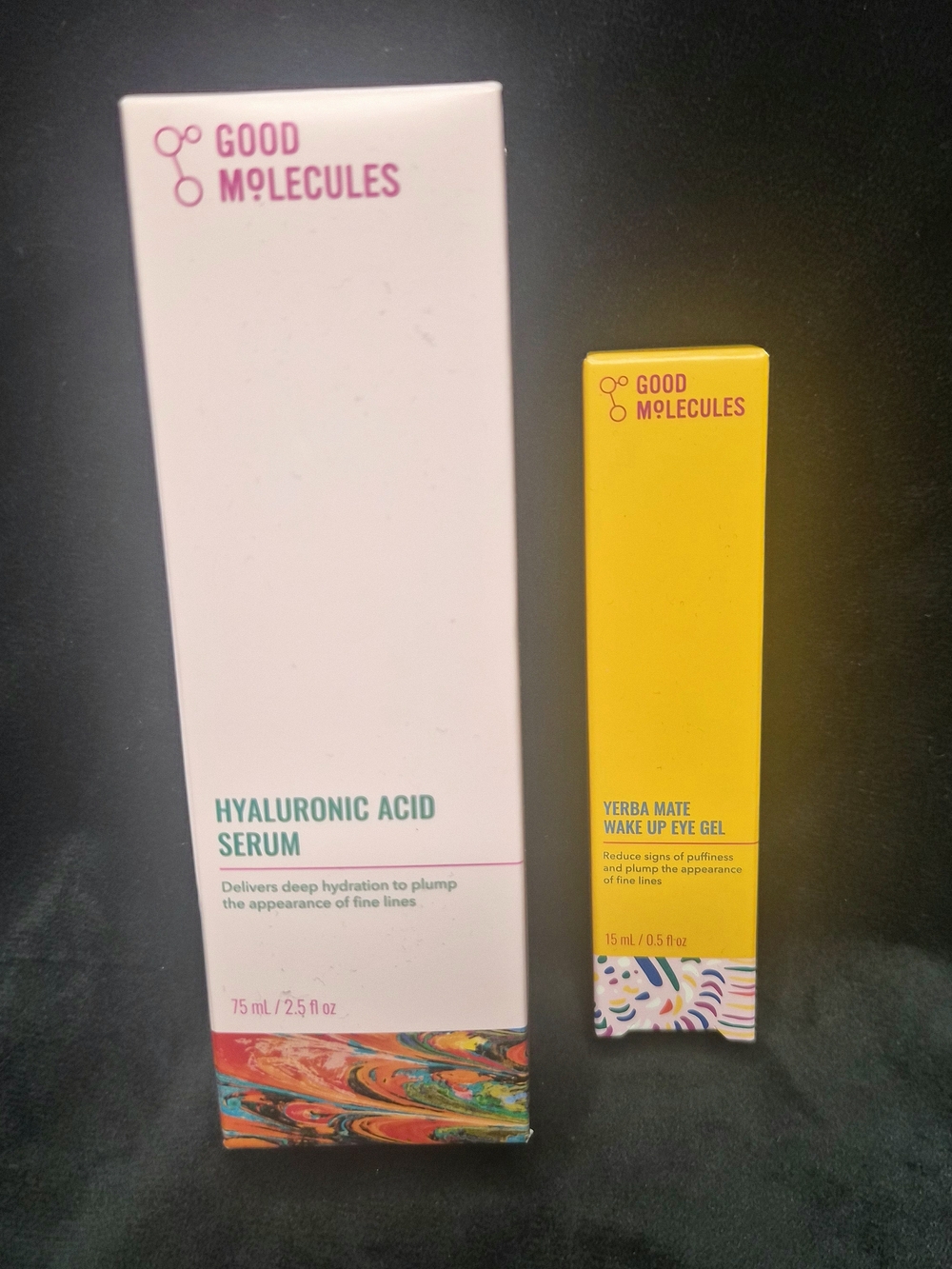Good Molecules Hyaluronic Acid Serum + Yerba Mate Eye Gel Set NEW